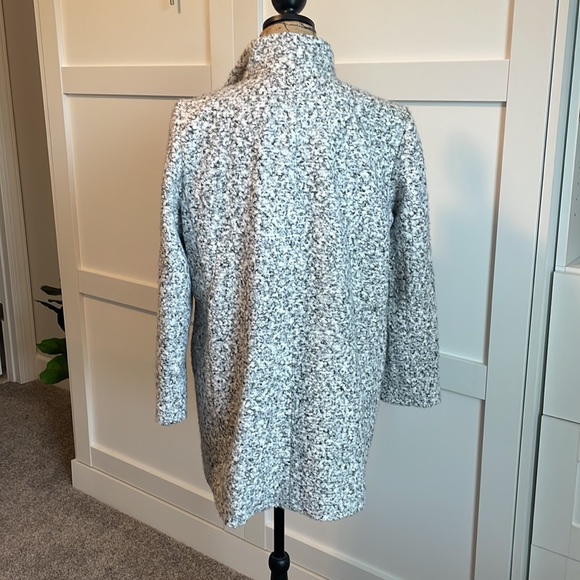 LOFT Marled Moto Coat - Picture 4 of 6